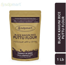Load image into Gallery viewer, BLACK KAVUNI RICE PUTTU FLOUR - 1 LB