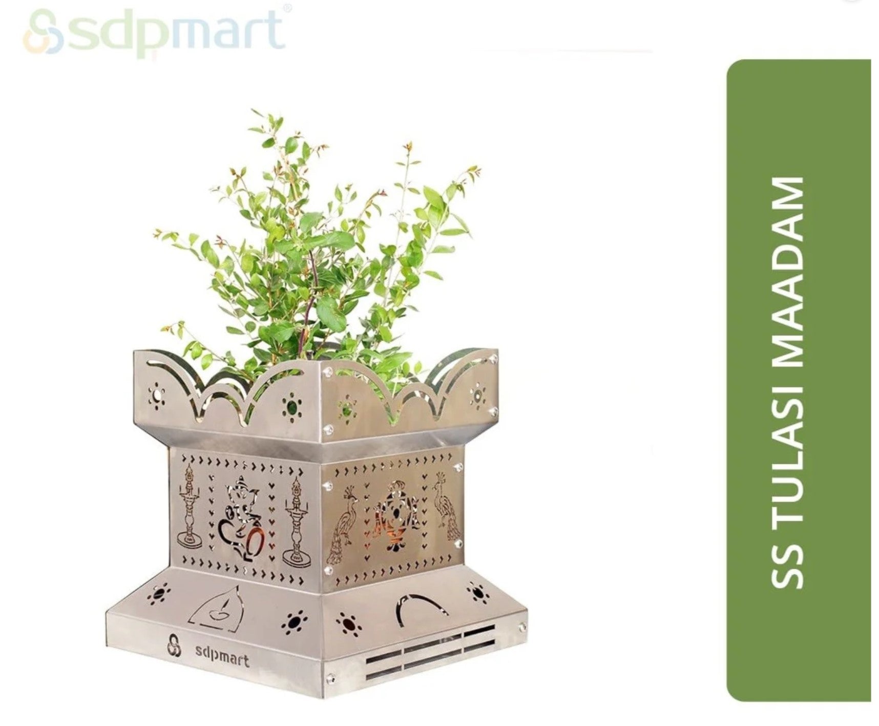 tulsi plant pot SDPMART SS TULASI MAADAM – Nalam Foods USA