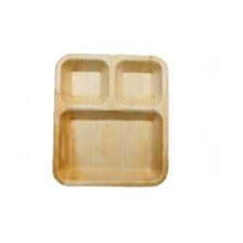 Load image into Gallery viewer, SDPMart Premium Leaf Plates - 9x8" Partition - U2L1 - 25 Nos