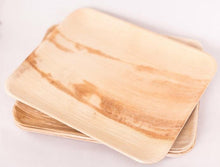 Load image into Gallery viewer, SDPMart Premium Leaf Plates - 12x10" Tray - 25 Nos