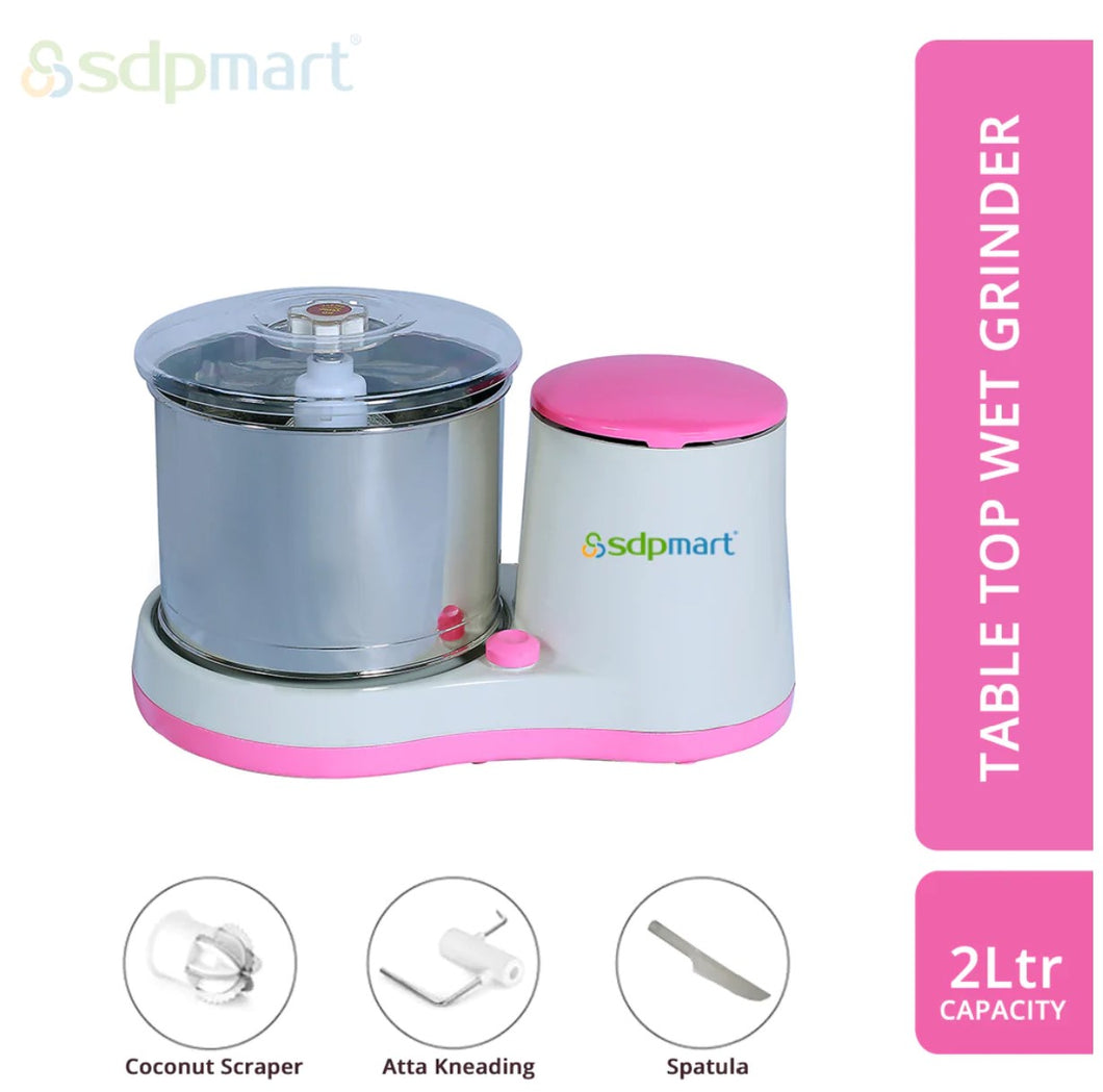 SDPMART CLASSIC TABLE TOP WET GRINDER - 2 Ltrs